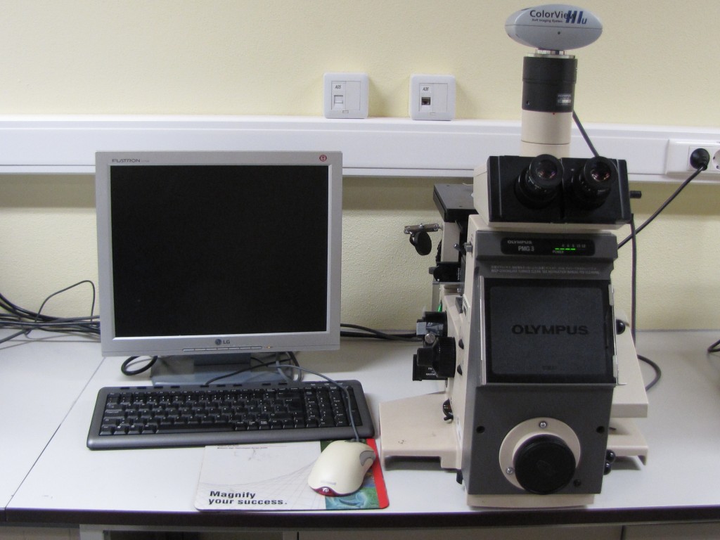 Olympus PMG3 optical microscope
